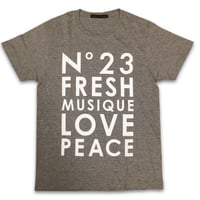 "No.23 FRESH" T-SHIRTS (GREY)