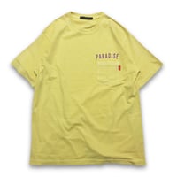 "VINTAGE WASHED" POCKET T-SHIRTS (OLD YELLOW)