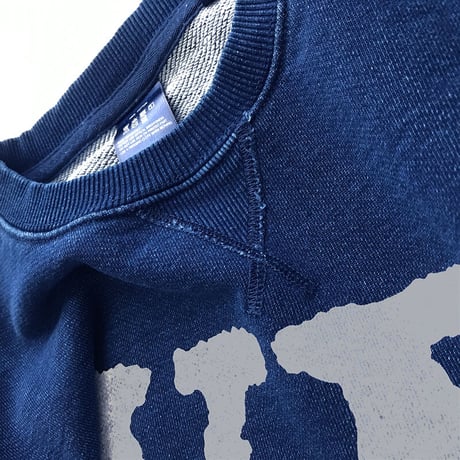 YB021　インディゴ染スエット《YB.》 YB. indigo sweatshirts
