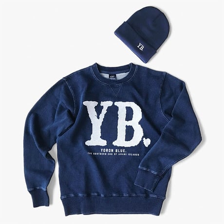 YB021　インディゴ染スエット《YB.》 YB. indigo sweatshirts