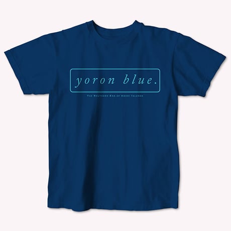 YB019　カラーズT《ヨロンブルー》 yoron blue.