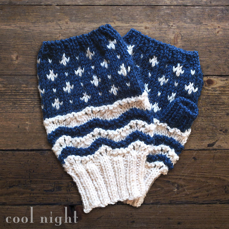 YBK001 手編みハンドウォーマー hand warmer | yoron blue.