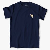 YB022　刺繍T《ワンコ》　embroidered dog tee
