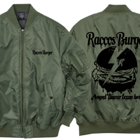 RACCOS BURGER MA-1ジャケット【追加販売】(2月中旬発送予定)