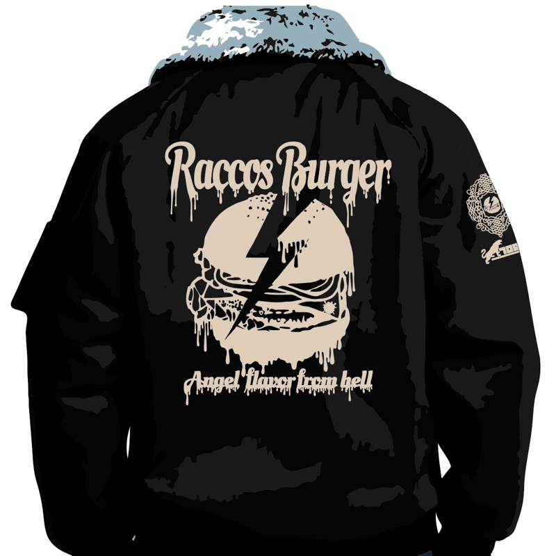 Raccos Burger ラコスバーガー ドカジャン サイズ3Ｌ Raccos Burger ラコスバーガー ドカジャン サイズ3L
