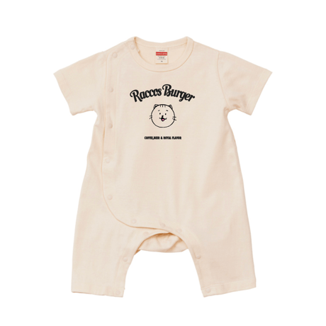 RACCOS BURGER BABYロンパース【受注生産】(2月中旬発送予定)