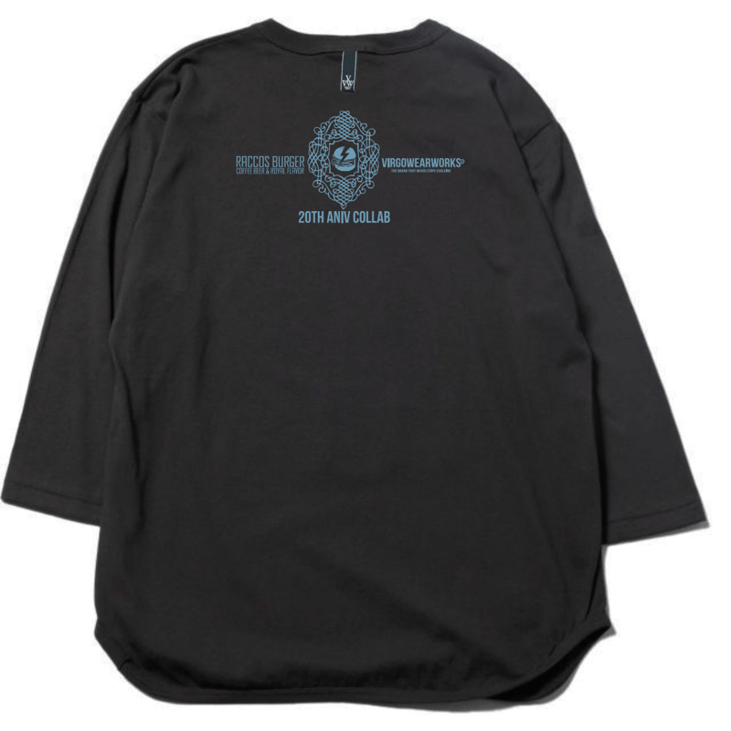 VIRGOWEARWORKS x RCS 7分丈Tシャツ | RACCOS BURGER SHOP
