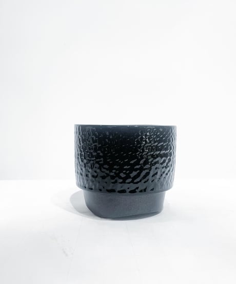 【鉢】　トビカンナ模様　  white / black(別注)