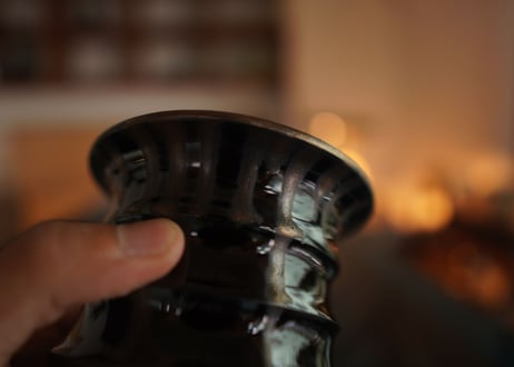 煌明庵 pot-艶黒 【1】