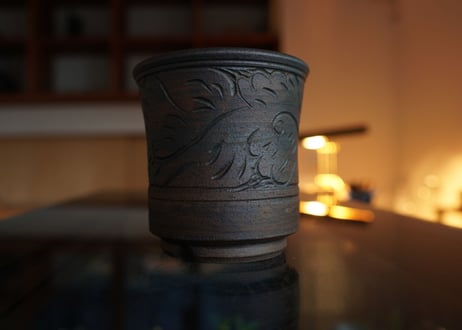 やちむん工房　與那嶺 pot NO.45