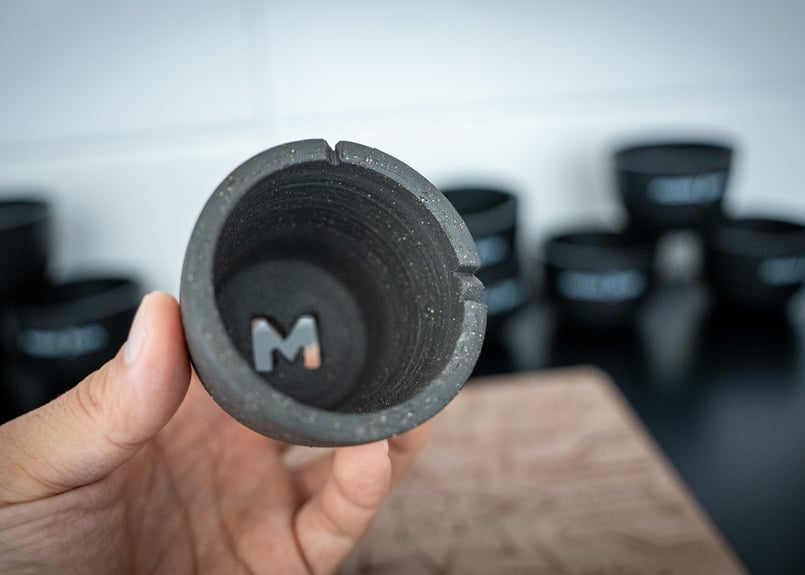 野火製陶/ Wildfire Studio 水冠　 カタチ製作所 KURO S SIZE WILD FIRE 野火製陶 | WHNURSERY