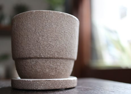 植木鉢　コルカラウンド　鉢皿付き