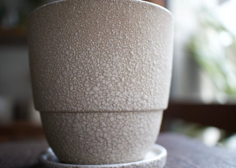 植木鉢　コルカラウンド　鉢皿付き