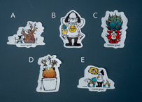 mana's farm original “mana's会長sticker”