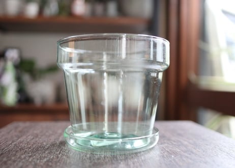 植木鉢  blow grass pot　11 鉢皿付き