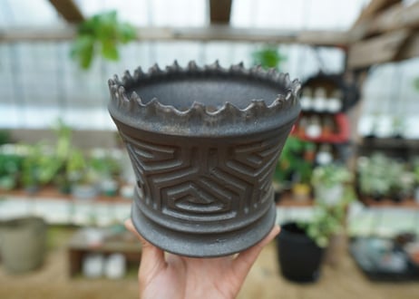 根本峻吾 pot 【鐵-黒熖 5号】 No.20
