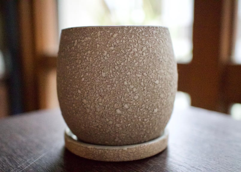 植木鉢 ノヴァボウル 鉢皿付き S | mana's farm:塊根植物・アガベ