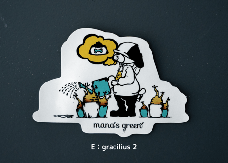 mana's farm original “mana's会長sticker”