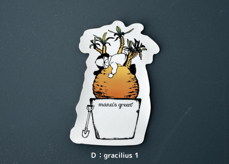 mana's farm original “mana's会長sticker”