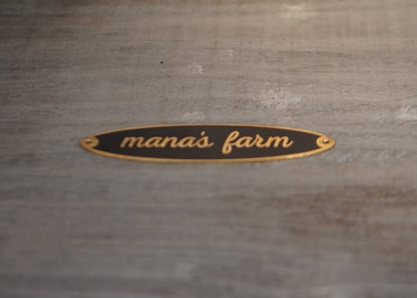 mana's farm original “真鍮ネームプレート”