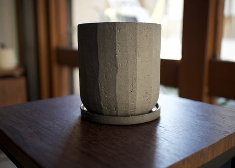 植木鉢　イオニアスクリープ M 鉢皿付き