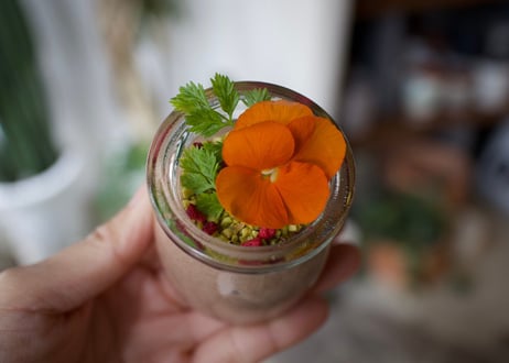 バレンタイン限定♡大切な人と食べて欲しい♡大人のチョコレートプリン