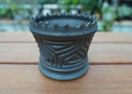 根本峻吾 pot 【鐵-黒熖 5号】 No.20
