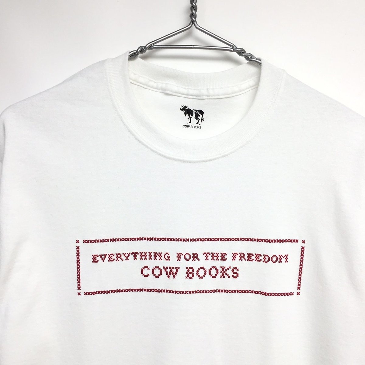 COW BOOKS T-shirt (Stitch Logo) | COWBOOKS
