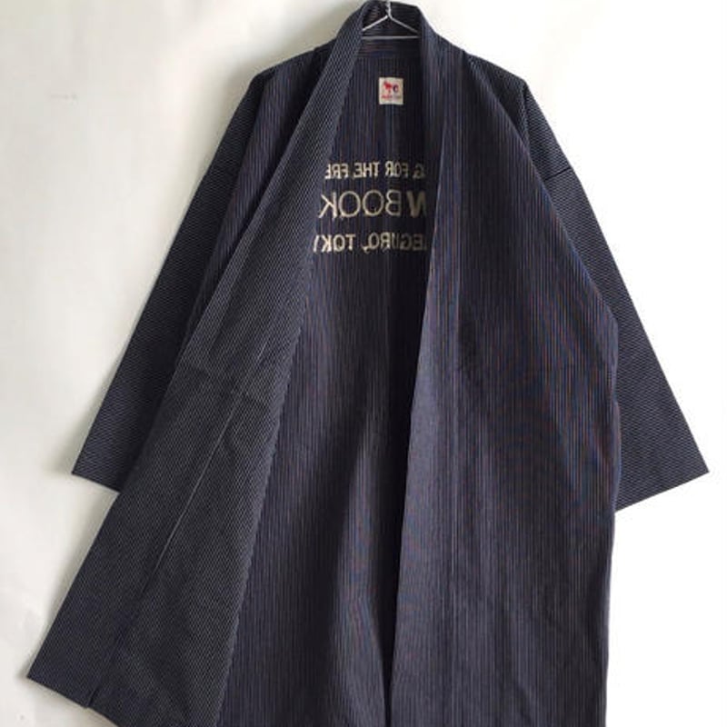 【新品】COWBOOKS Book Vendor Jacket Sストライプ Reading Jacket Long (Navy） | COWBOOKS