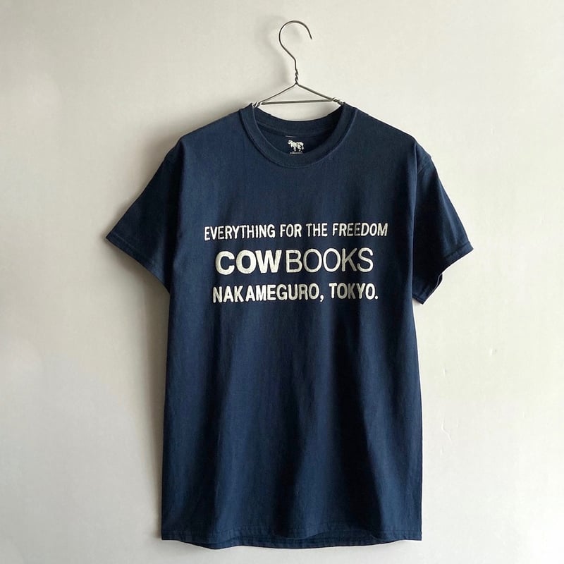 Book Vendor T-shirt (Logo/ Ash,Navy) | COWBOOKS 