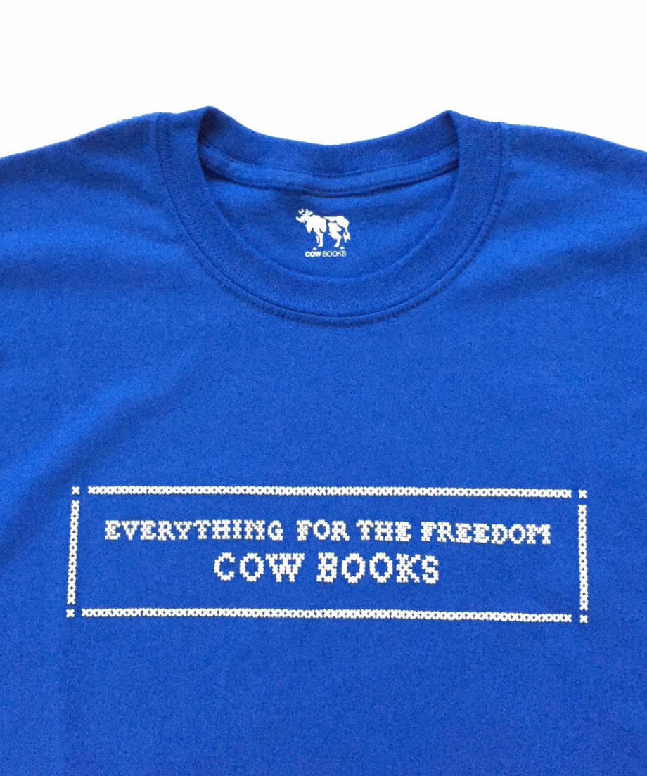 COW BOOKS T-shirt (Stitch Logo) | COWBOOKS