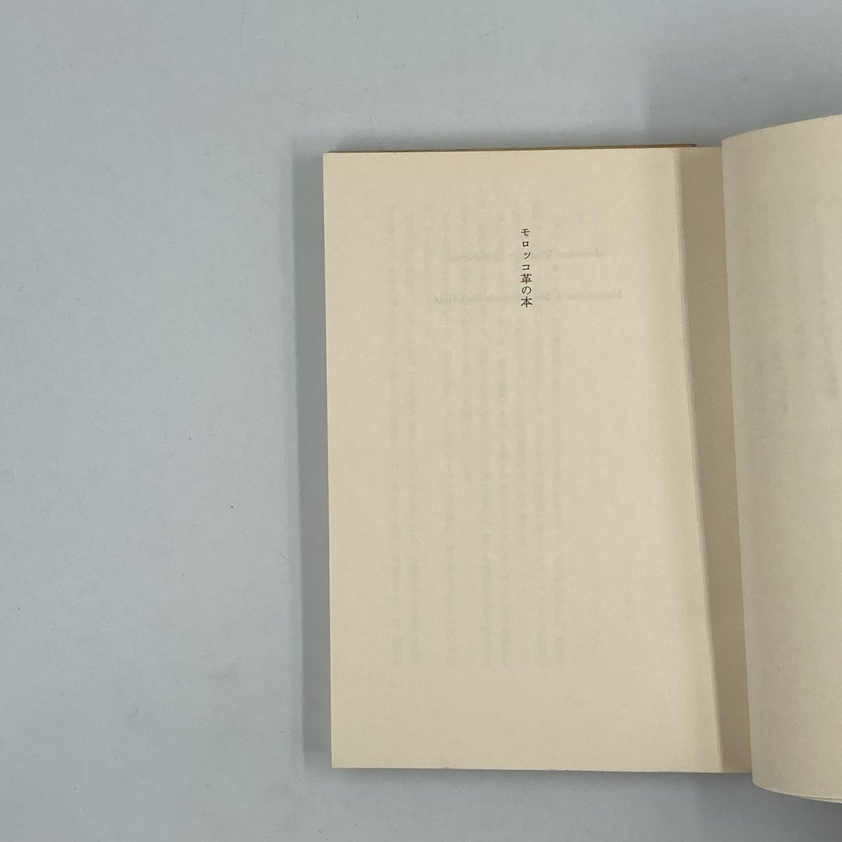 値下げ[稀覯本！サイン！初版]モロッコ革の本　栃折久美子　デビュー作　署名落款 値下げ[稀覯本！サイン！初版]モロッコ革の本 栃折久美子