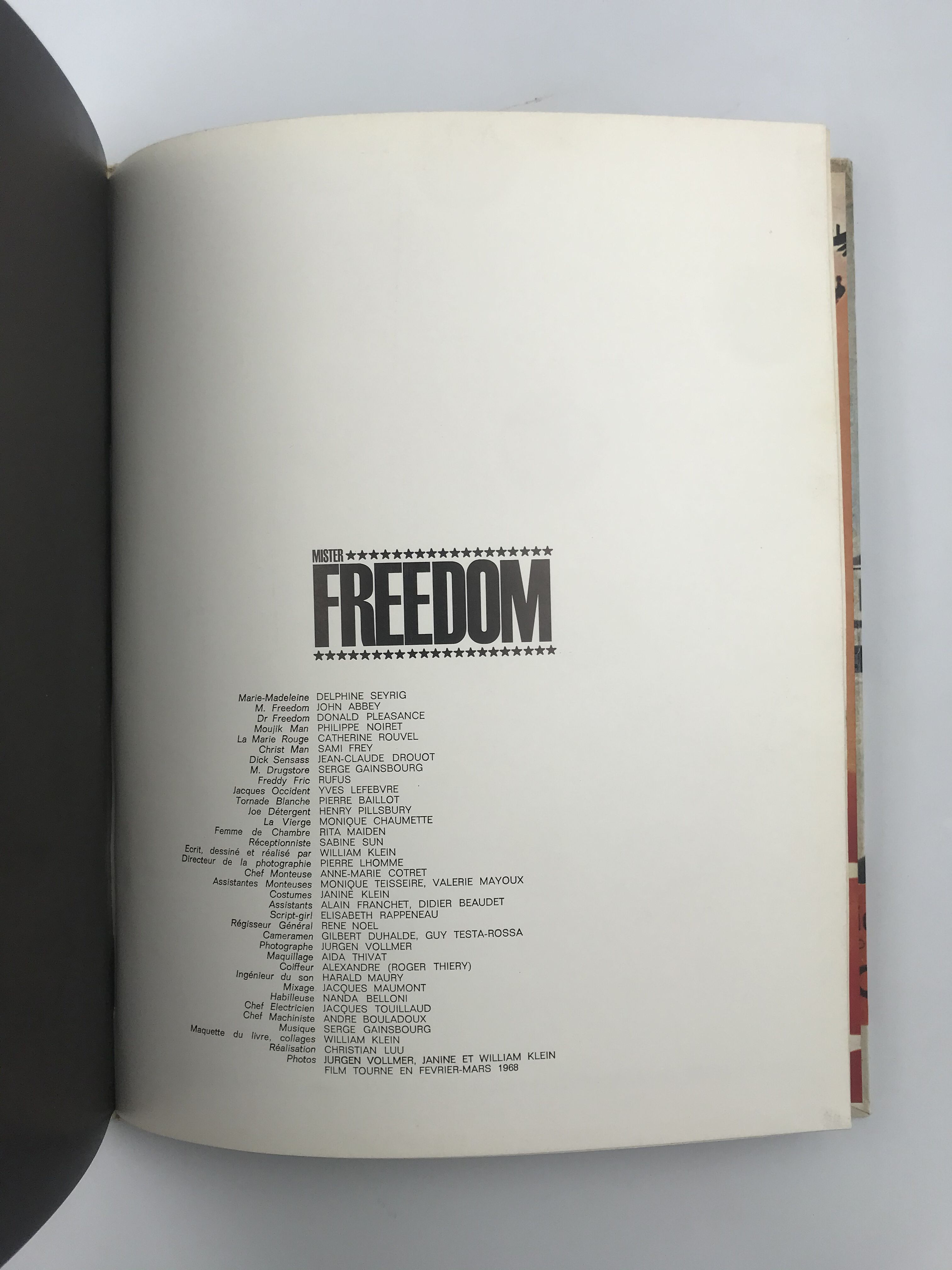 Title/ Mister Freedom Author/ William Klein