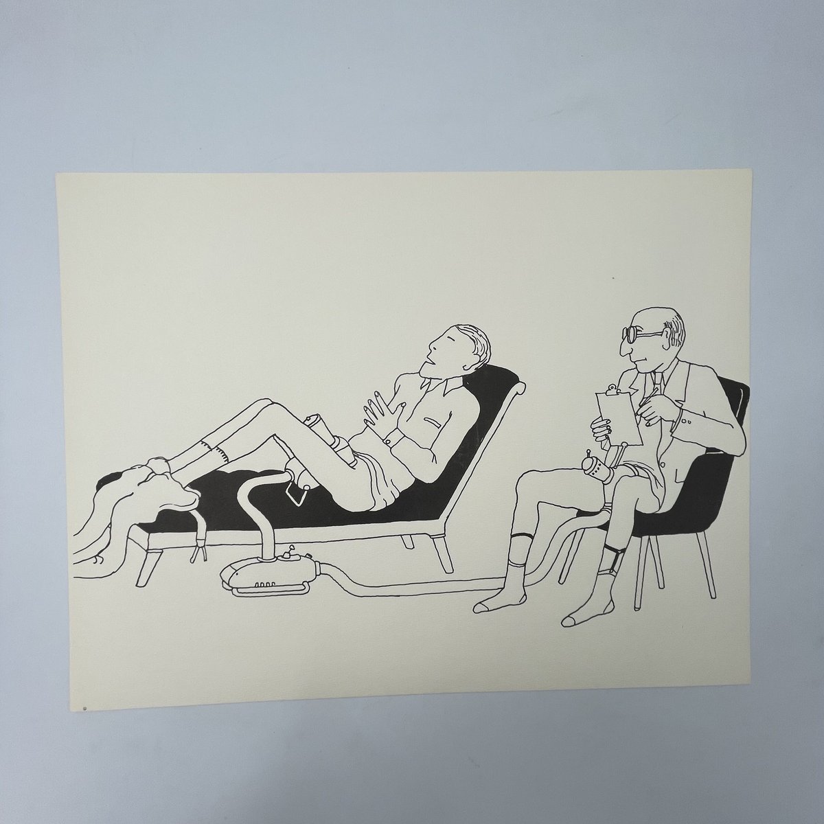 珍品】絵本作家トミー・アンゲラーのイラスト「コンピューター