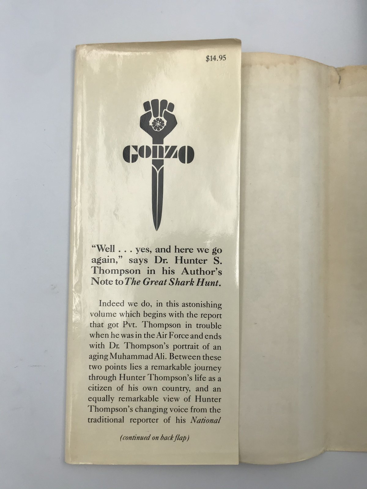 Title/ The Great Shark Hunt Author/ Hunter S