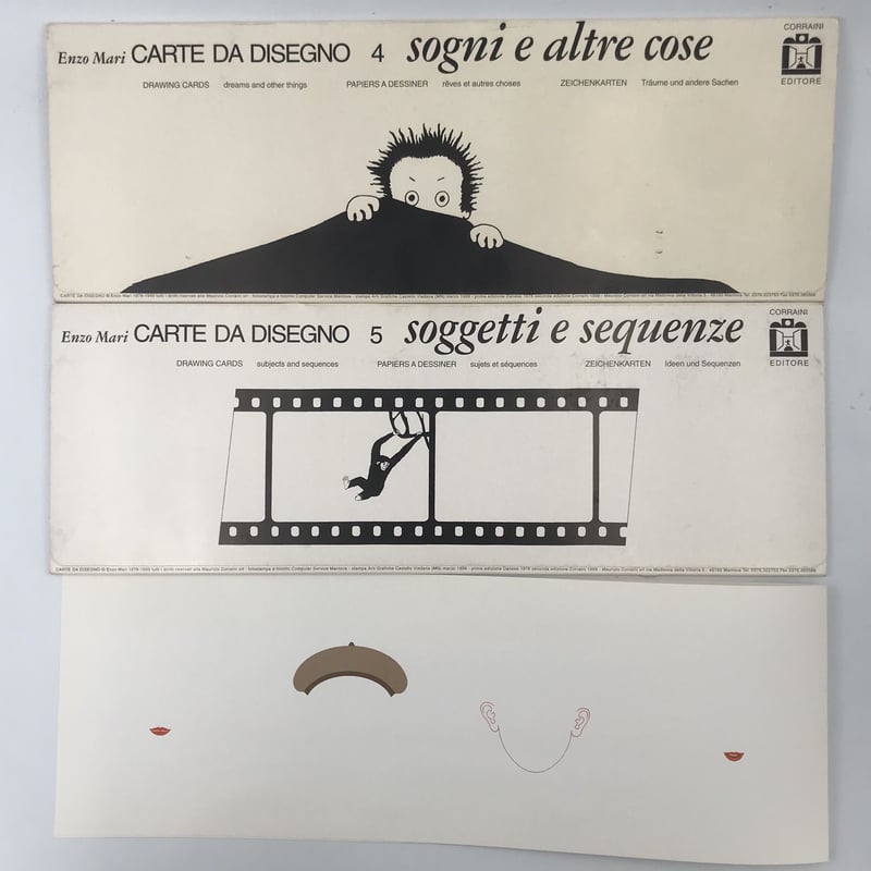 Title/ Carte de disegno 1-5 Author/ Enzo Ma Title/ Carte de disegno 1-5 Author/ Enzo Ma