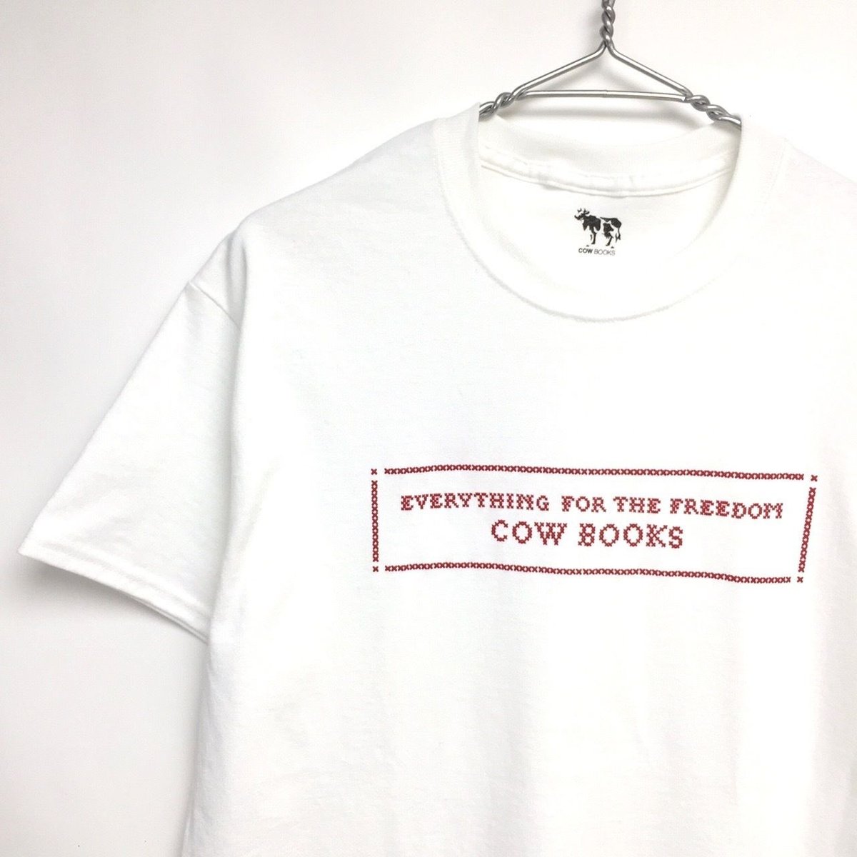 COW BOOKS T-shirt (Stitch Logo) | COWBOOKS