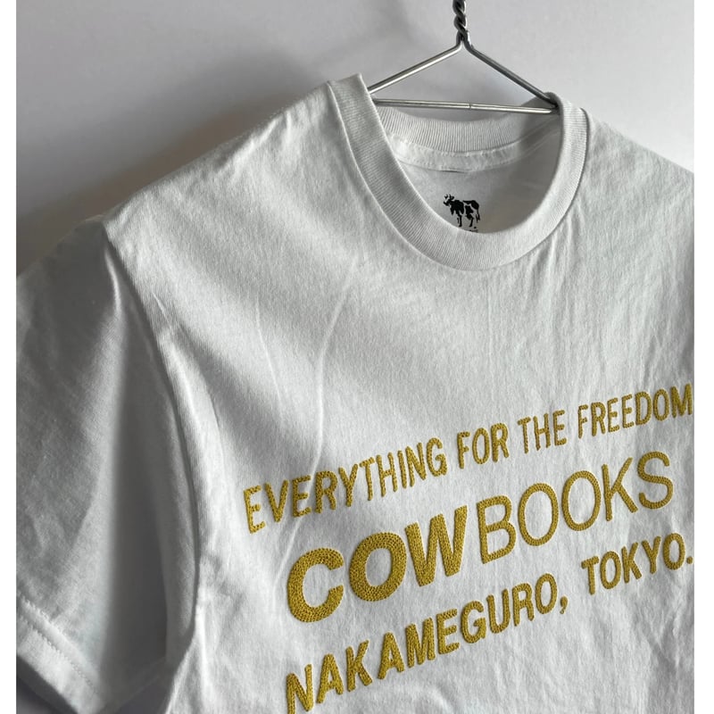 Book Vendor T-shirt (Logo/ White,Gray) | COWBOOKS
