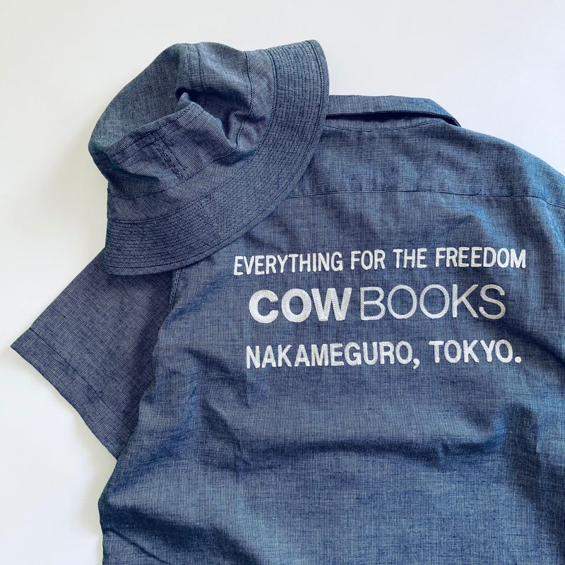 Open Collar Shirt（Logo/Blue,Brown） | COWBOOKS