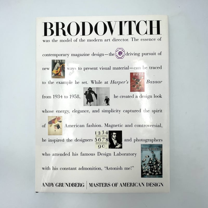 Title/ Brodovitch Author/ Andy Grundberg | COW