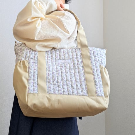 【展示品】 予約販売 倉敷帆布×キルティングの母の日トートバッグ