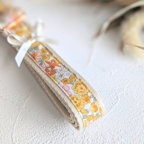 【2.5cm幅】花柄ショルダーストラップ