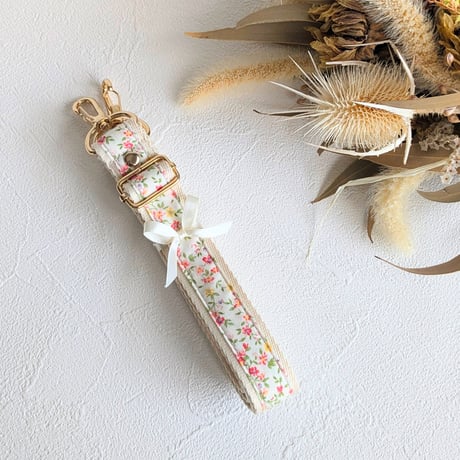 【2.5cm幅】花柄ショルダーストラップ