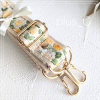 【2.5cm幅】花柄ショルダーストラップ