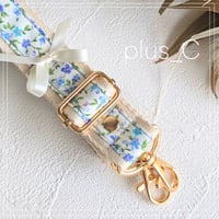 【2.5cm幅】花柄ショルダーストラップ