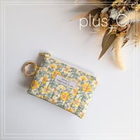 【展示品】キルト生地のティッシュポーチ イエロー