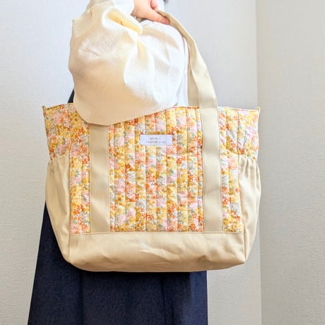 【展示品】 予約販売 倉敷帆布×キルティングの母の日トートバッグ