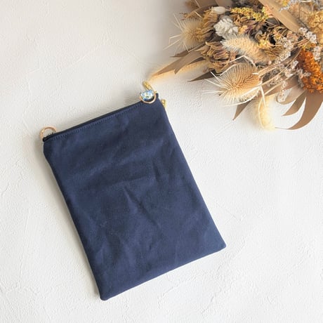 【展示品】お散歩スマホショルダー 【size M】 ブルー＆ロイヤルブルー