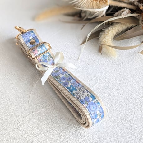 【2.5cm幅】花柄ショルダーストラップ