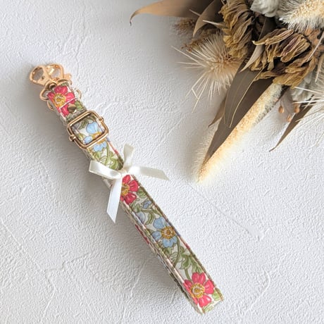 【1.5cm幅】花柄ショルダーストラップ